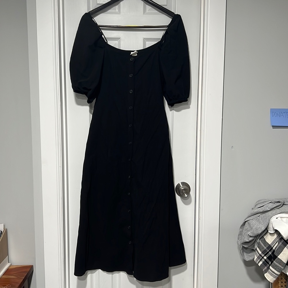 NWT H&M | Crêped Cotton Dress - Women's S